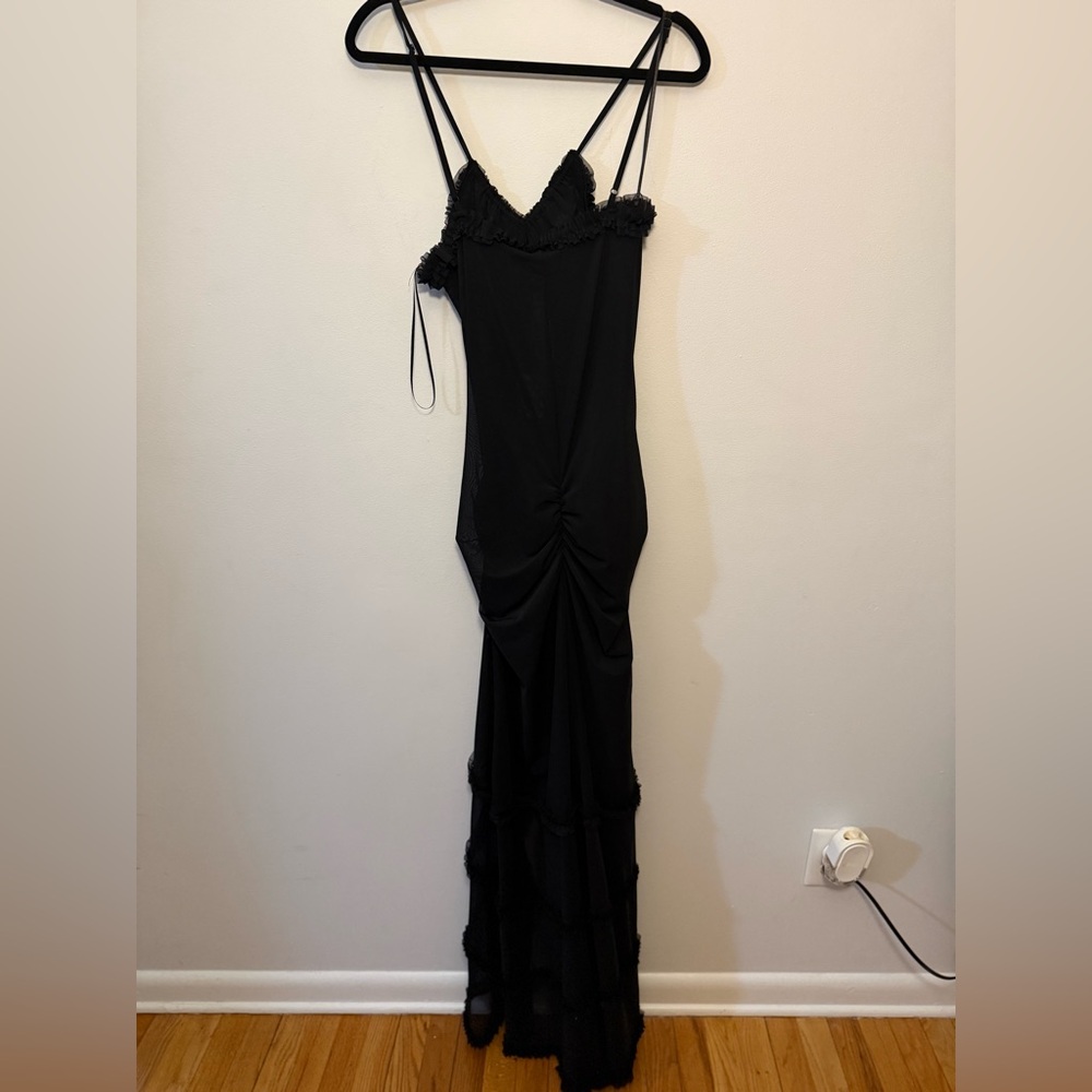Jaded London Black Maxi Dress